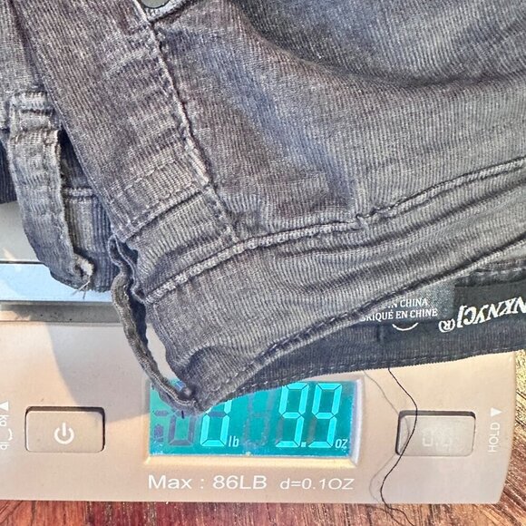 BlankNYC Grey Fine Cord Pants Women's 31 Soft Preppy Academia Fall Autumn - Picture 10 of 10